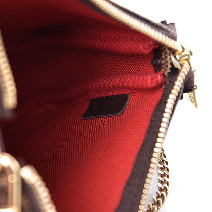 Louis Vuitton Damier Ebene Mini Pochette Accessories 7 of 9