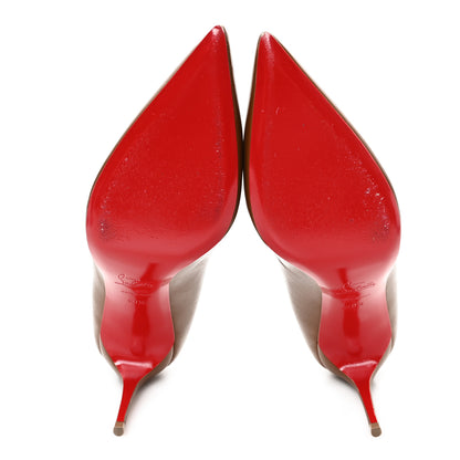 Christian Louboutin Nappa Kate 85 Pumps 40.5 Nude 5 6 of 10