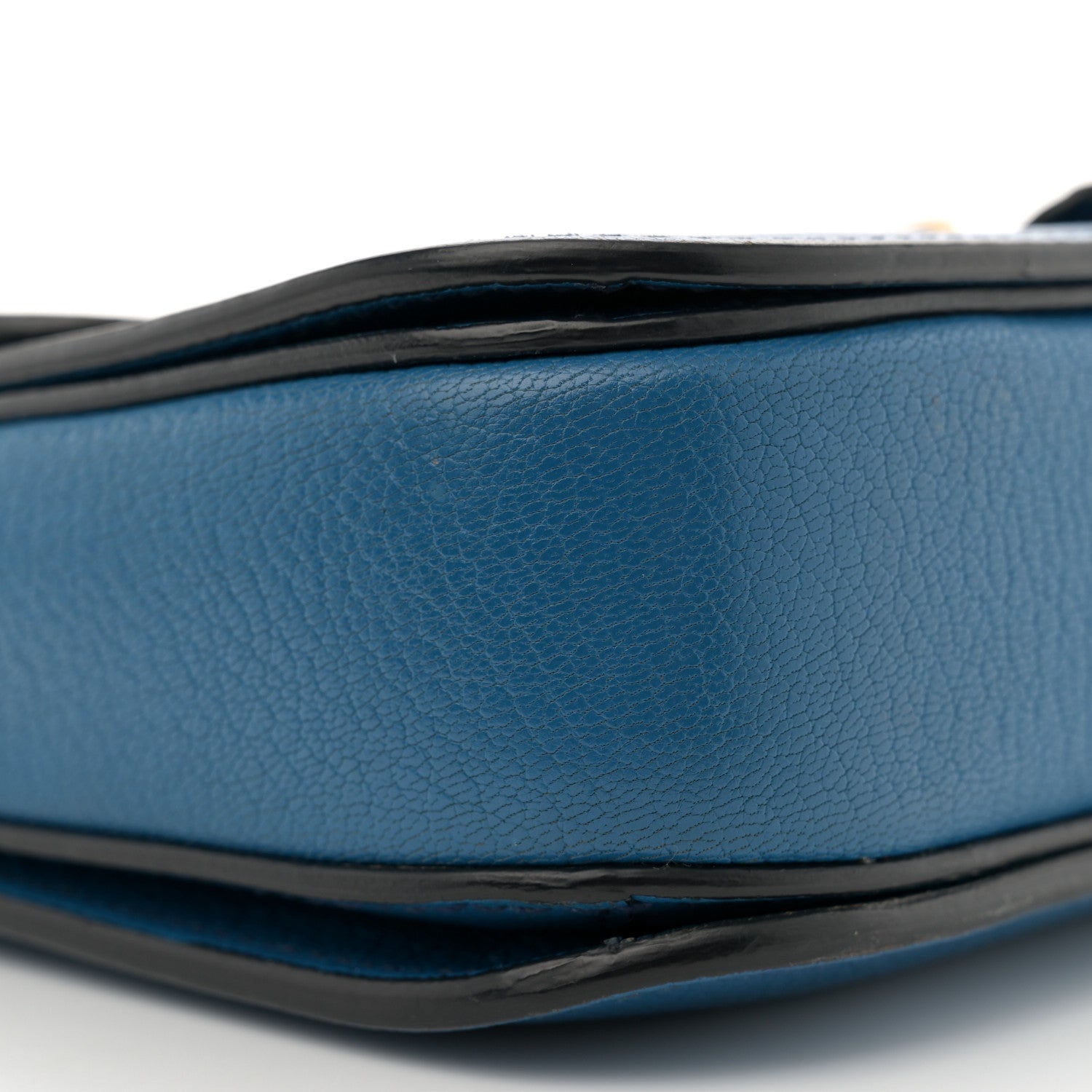 Miu Miu Madras Bicolor Shoulder Bag Marea Cobalt 9 of 15