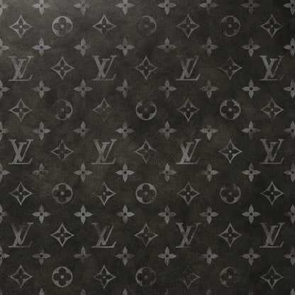 Louis Vuitton Brushed Monogram Rolling Trunk Black 6 of 10