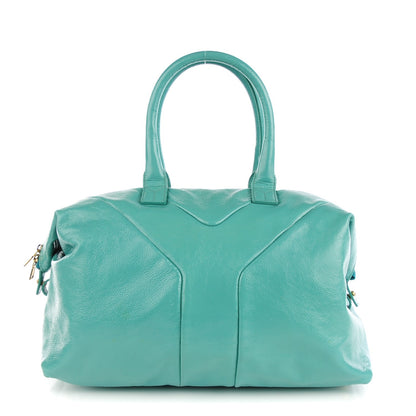 Saint Laurent Patent Calfskin Medium Easy Sac Turquoise 1 of 7