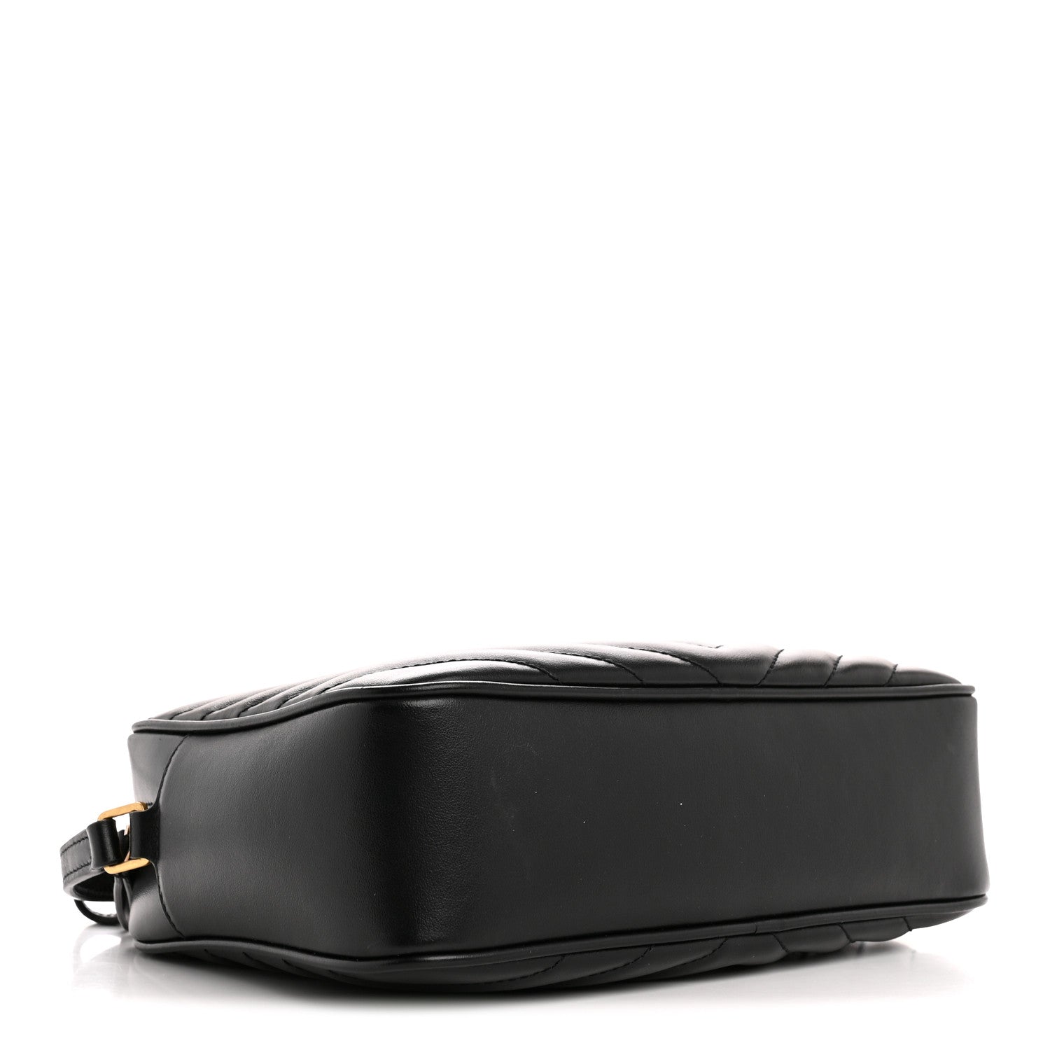 Saint Laurent Calfskin Matelasse Monogram Lou Camera Bag Black 4 of 12