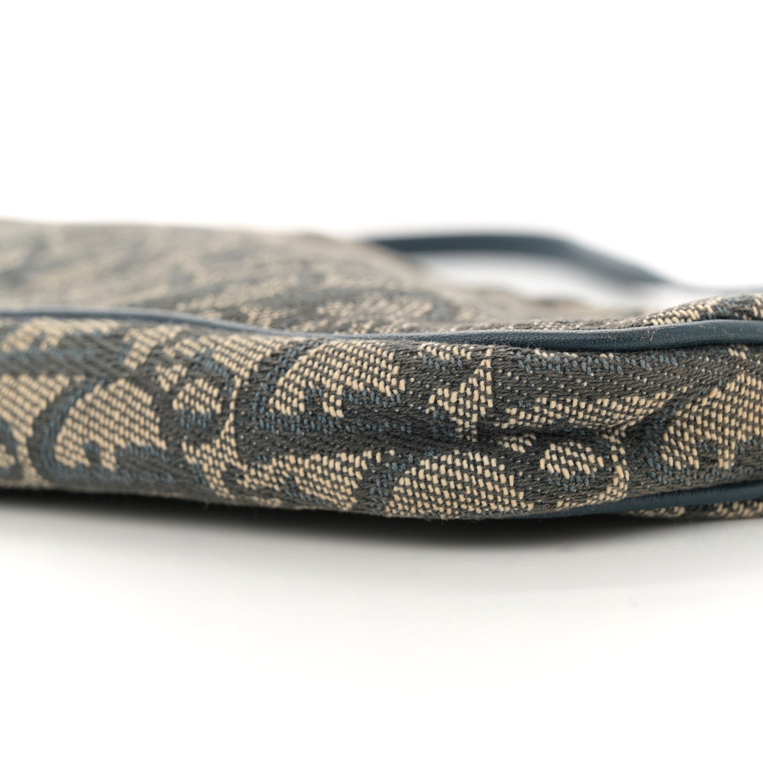 Christian Dior Monogram Mini Saddle Pochette Navy 10 of 11