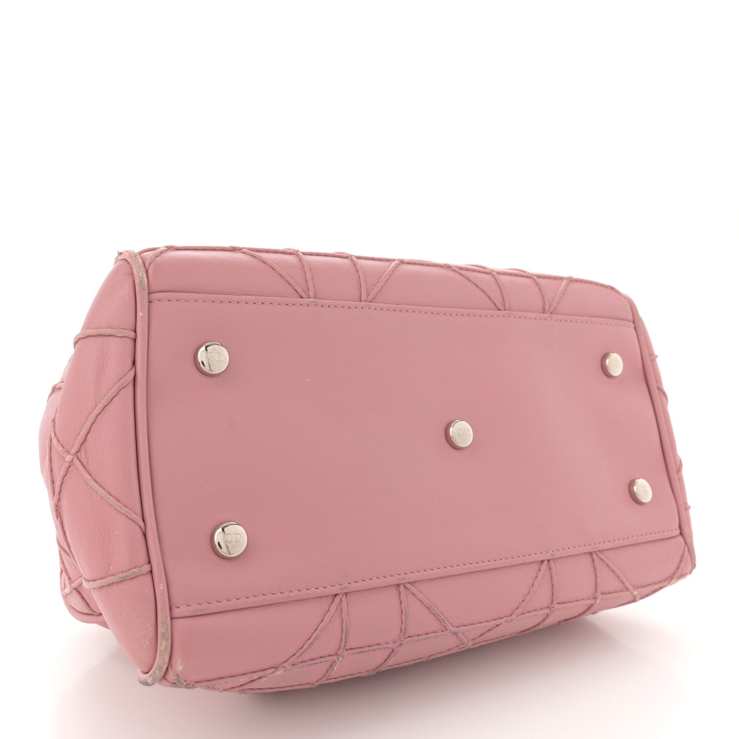Lambskin Cannage Granville Polochon Light Pink