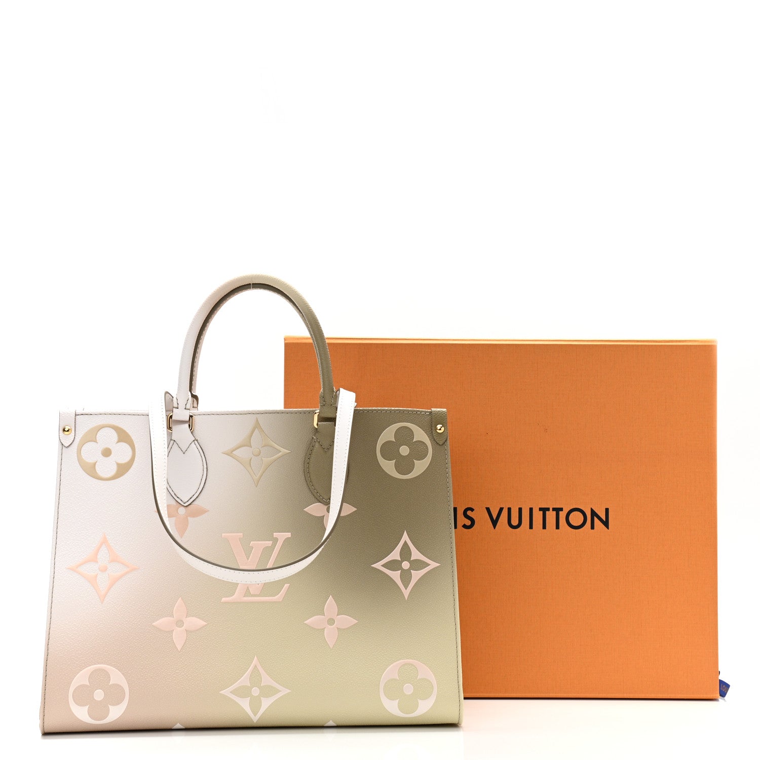 Louis Vuitton Monogram Giant Spring In The City OnTheGo MM Sunset Kaki 10 of 10