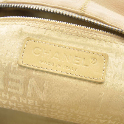 Chanel Leather Square Stitched Bag Beige 8 of 9