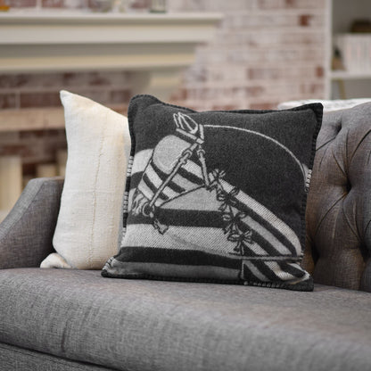 Hermes Wool Cashmere Couvertures Nouvelles Pillow Silex 2 of 5