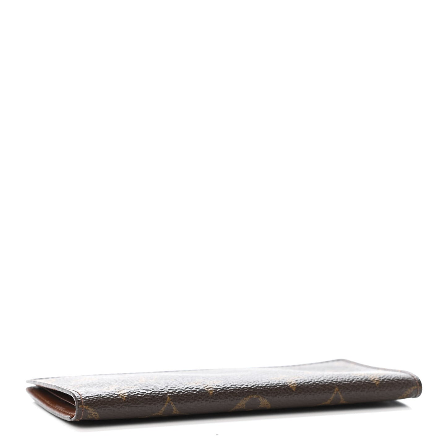 Monogram Simple Checkbook Holder Wallet