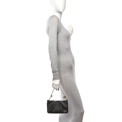 Fendi Zucchino Spalmati Forever Pochette Moro Black 2 of 11