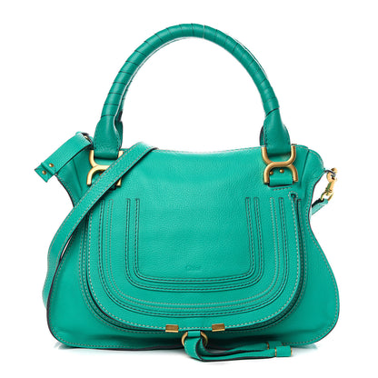 Chloe Calfskin Medium Marcie Satchel Jade Green 1 of 9
