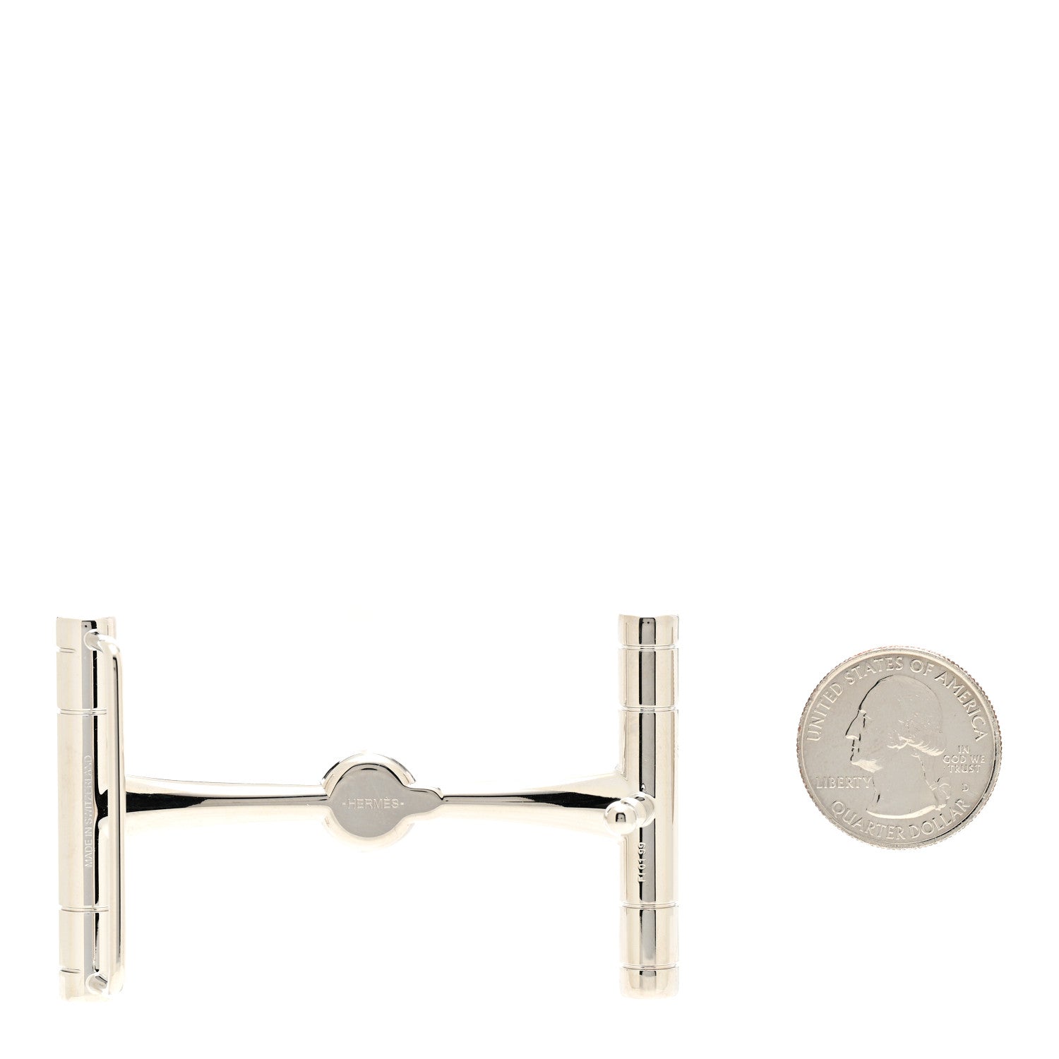 Hermes Palladium 24mm Hippique H Belt Buckle 2 of 4