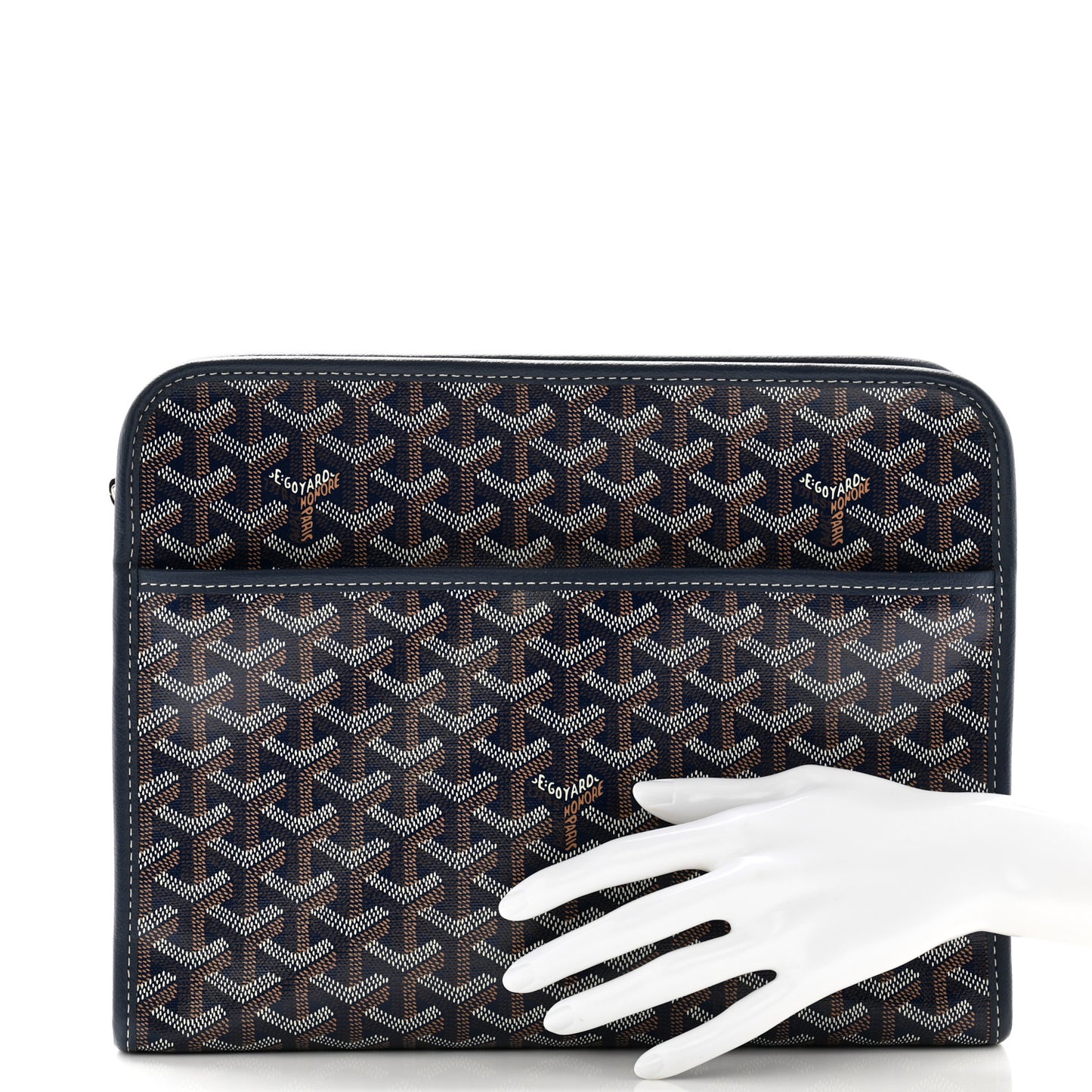 Goyardine Jouvence GM Toiletry Pouch Navy