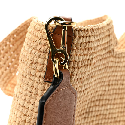 Loewe Raffia Mini Slit Tote Bag Natural Tan 12 of 12