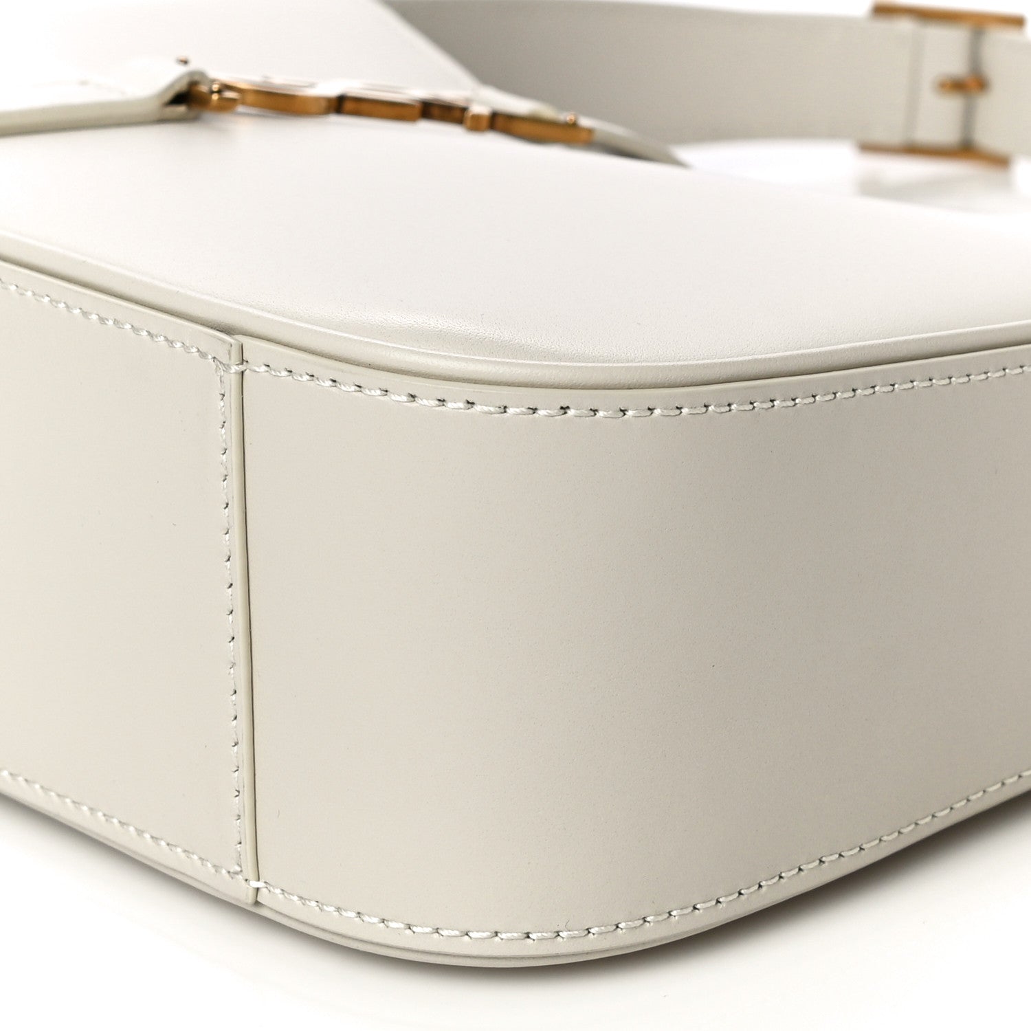 Saint Laurent Smooth Calfskin Le 5 A 7 Hobo Blanc Vintage 9 of 10