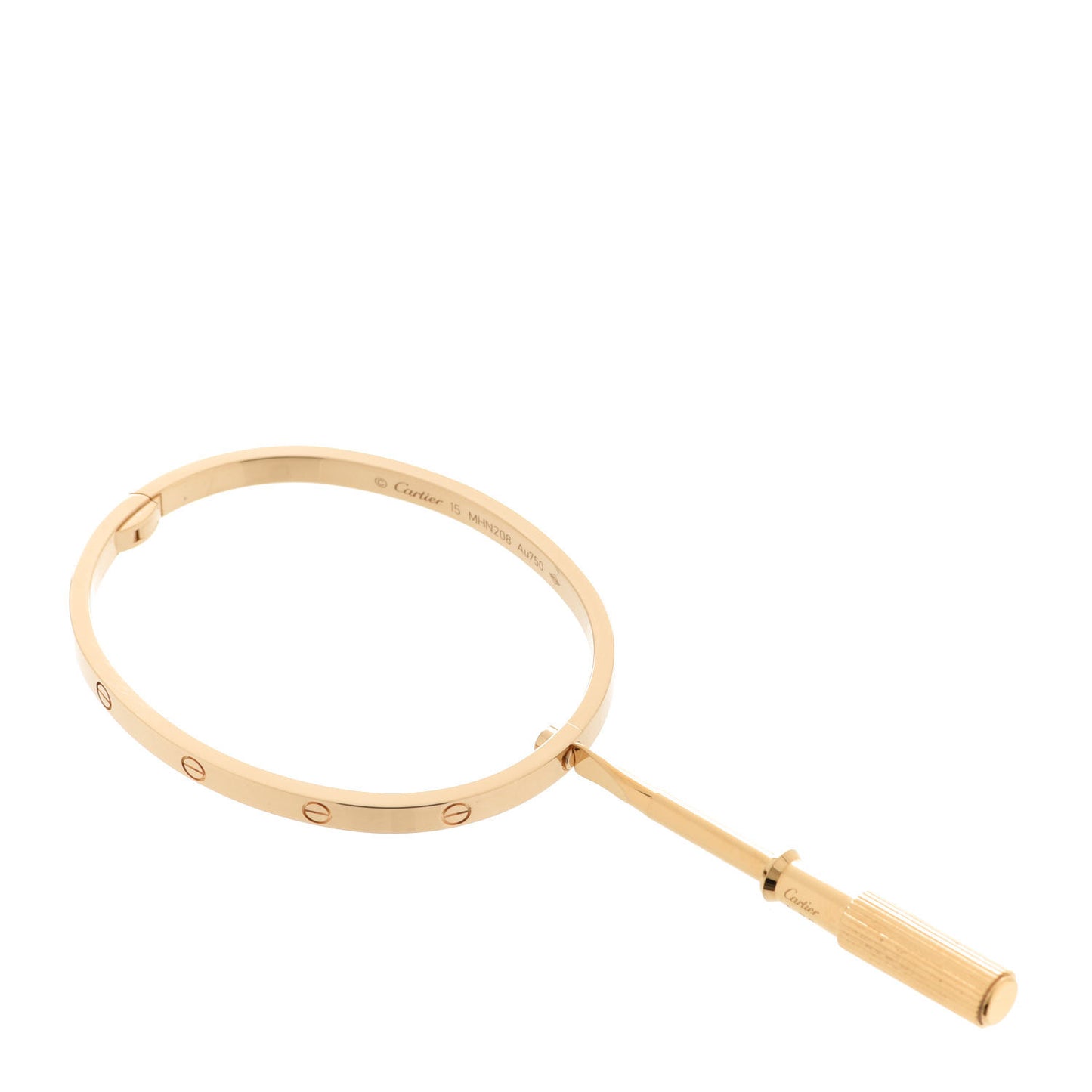 18K Yellow Gold Small LOVE Bracelet 15