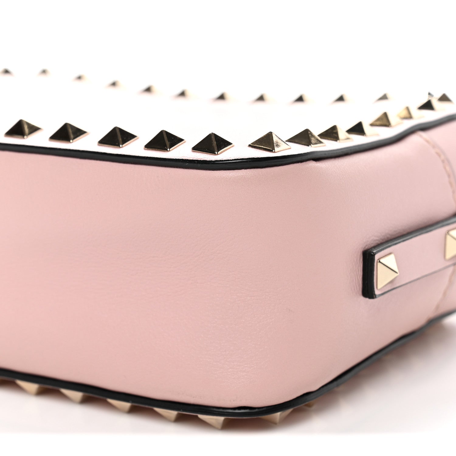 Valentino Garavani Calfskin Rockstud Camera Crossbody Bag Water Rose 9 of 9