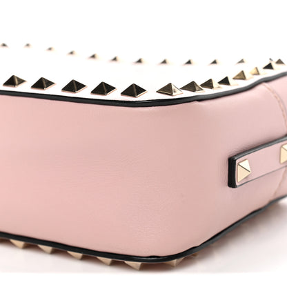 Valentino Garavani Calfskin Rockstud Camera Crossbody Bag Water Rose 9 of 9