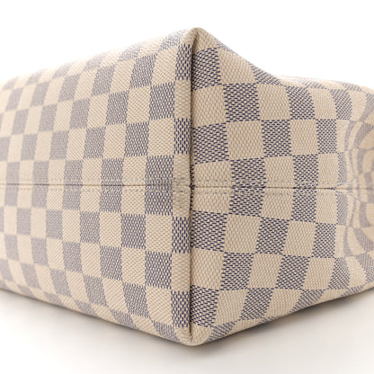 Louis Vuitton Damier Azur Graceful MM Rose Ballerine 9 of 12