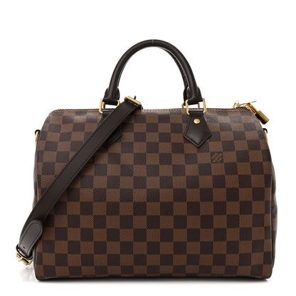 Louis Vuitton Damier Ebene Speedy Bandouliere 30 1 of 10