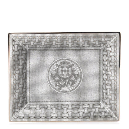 Hermes Porcelain Mosaique Au 24 Platine Change Tray 1 of 6
