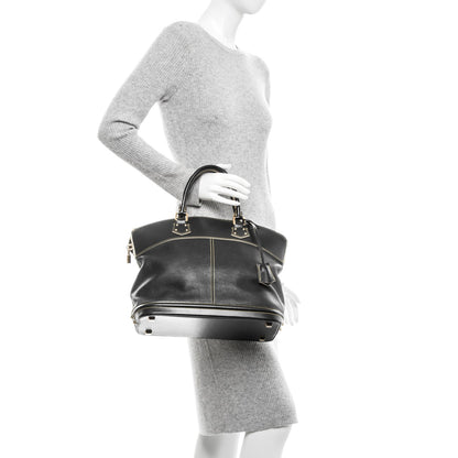 Louis Vuitton Suhali Lockit MM Black 2 of 6