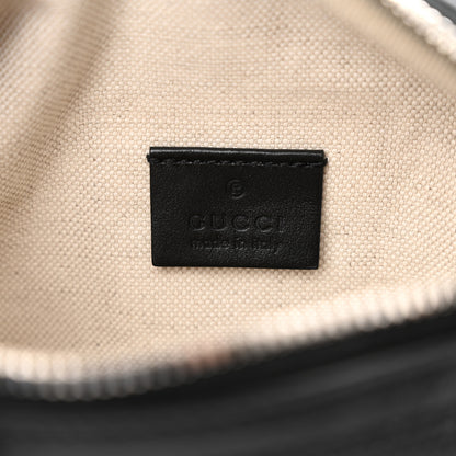 Gucci Calfskin GG Tennis Embossed Belt Bag Black 6 of 11