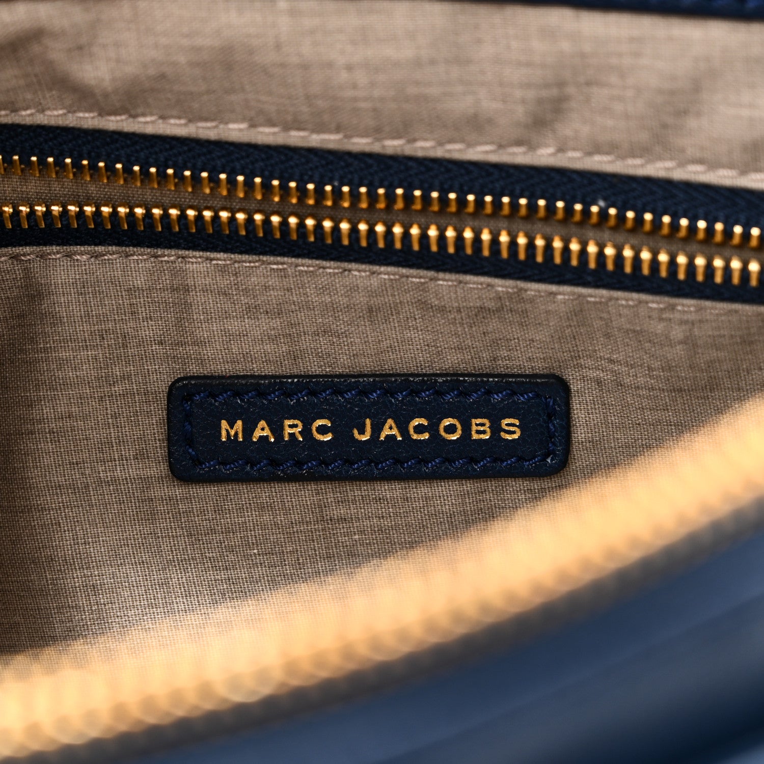 Marc Jacobs Lambskin Quilted The XL Single Flap Navy 6 of 9