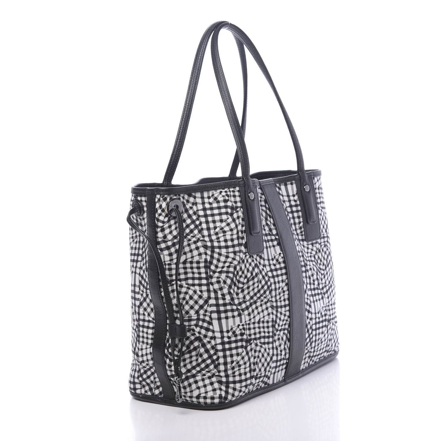MCM Visetos Medium Liz Reversible Shopper Tote Black 6 of 17