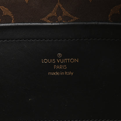Louis Vuitton Calfskin Monogram Embossed Utility Crossbody Black 6 of 9