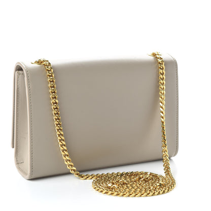 Saint Laurent Calfskin Small Classic Monogram Kate Tassel Satchel Dark Beige 3 of 11