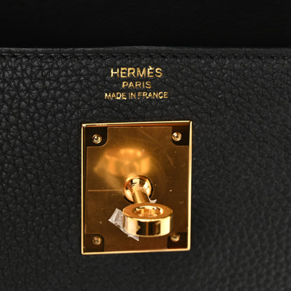 Hermes Togo Kelly Retourne 28 Black 6 of 11