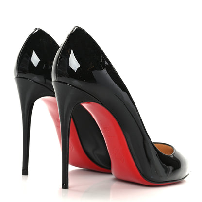 Christian Louboutin Patent Mater Claude 100 Pumps 38 Black 4 of 7