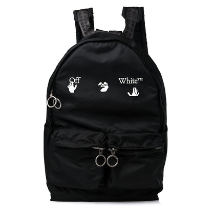 Off-White Nylon Logo Backpack Black 1 of 11