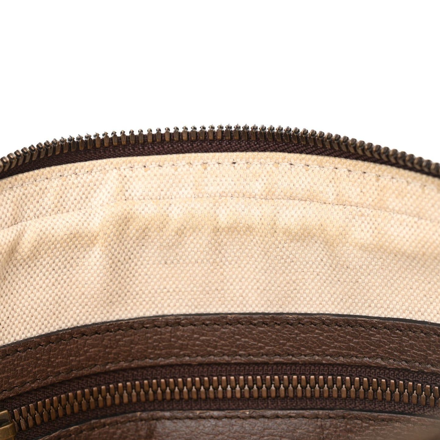 GG Supreme Monogram Web Small Ophidia Messenger Bag Brown