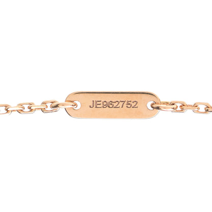 Van Cleef & Arpels 18K Rose Gold Carnelian Sweet Alhambra Pendant Necklace 5 of 7