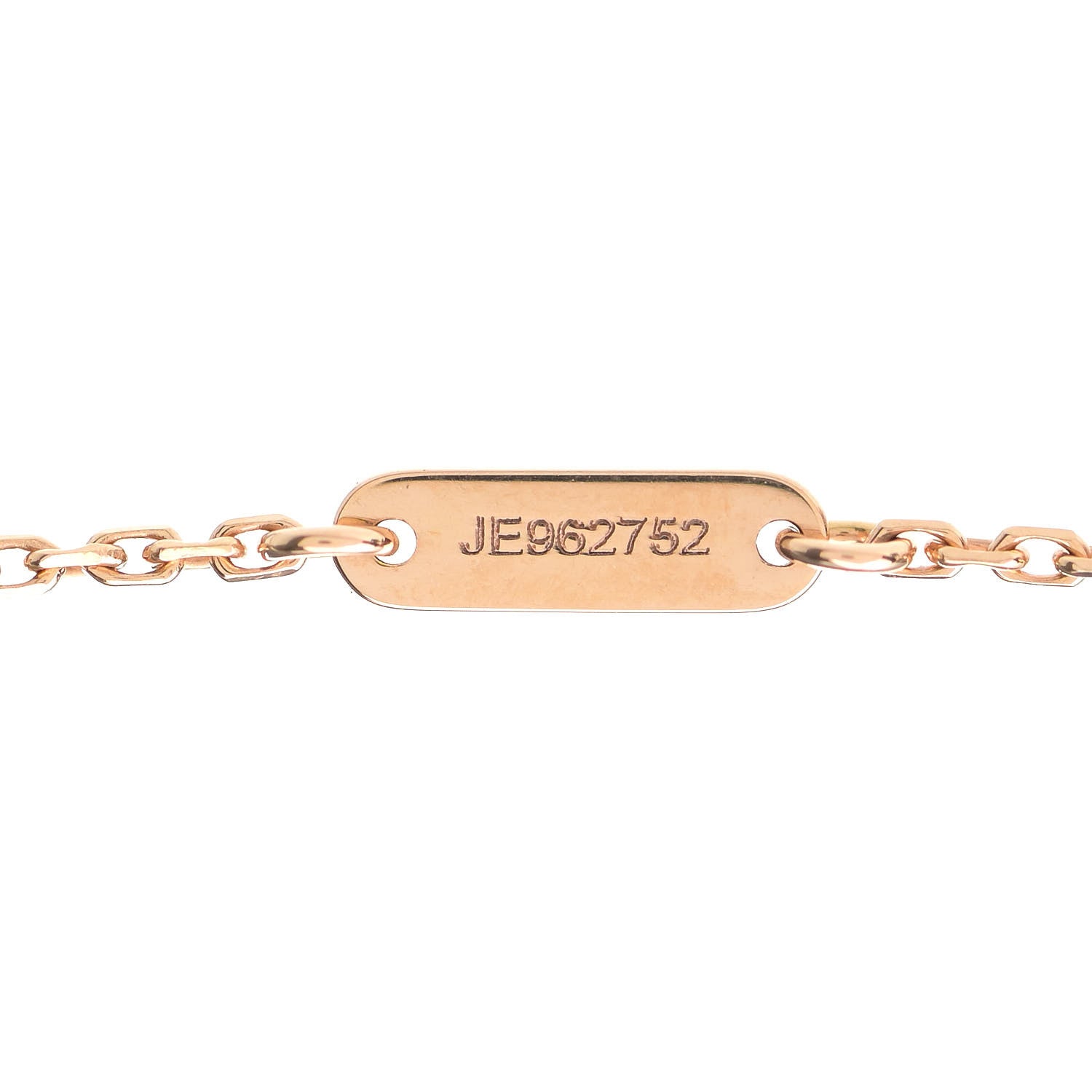 Van Cleef & Arpels 18K Rose Gold Carnelian Sweet Alhambra Pendant Necklace 5 of 6