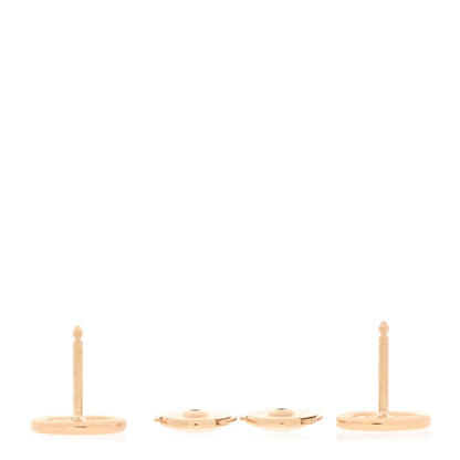 Hermes 18K Rose Gold TPM Farandole Stud Earrings 3 of 6