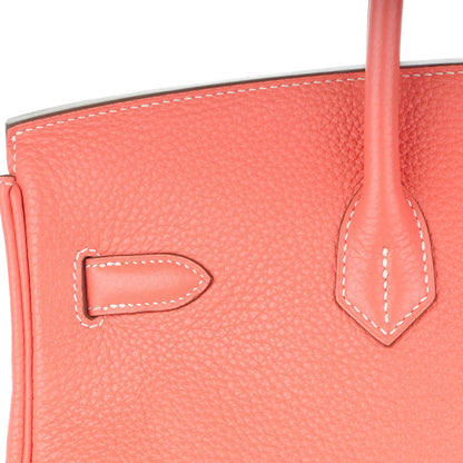 Hermes Taurillon Clemence Birkin 35 Crevette 19 of 26