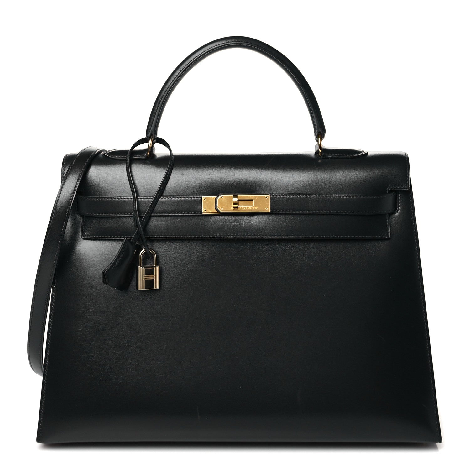 Hermes Box Kelly Sellier 35 Bleu Marine 1 of 11