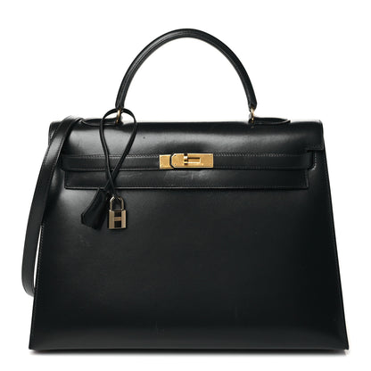 Hermes Box Kelly Sellier 35 Bleu Marine 1 of 11