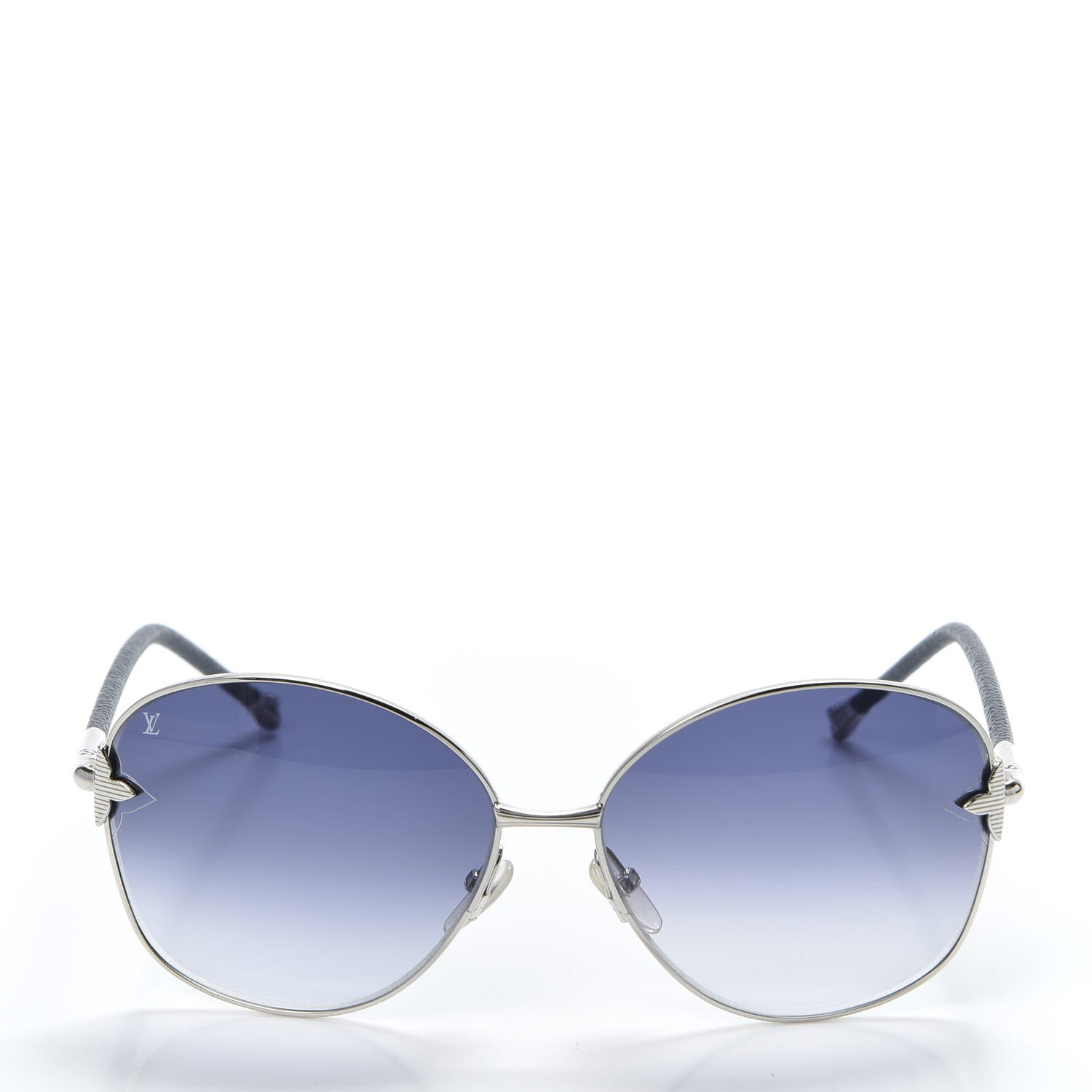 Louis Vuitton Monogram Viola Round Sunglasses Z0465U Navy 2 of 8