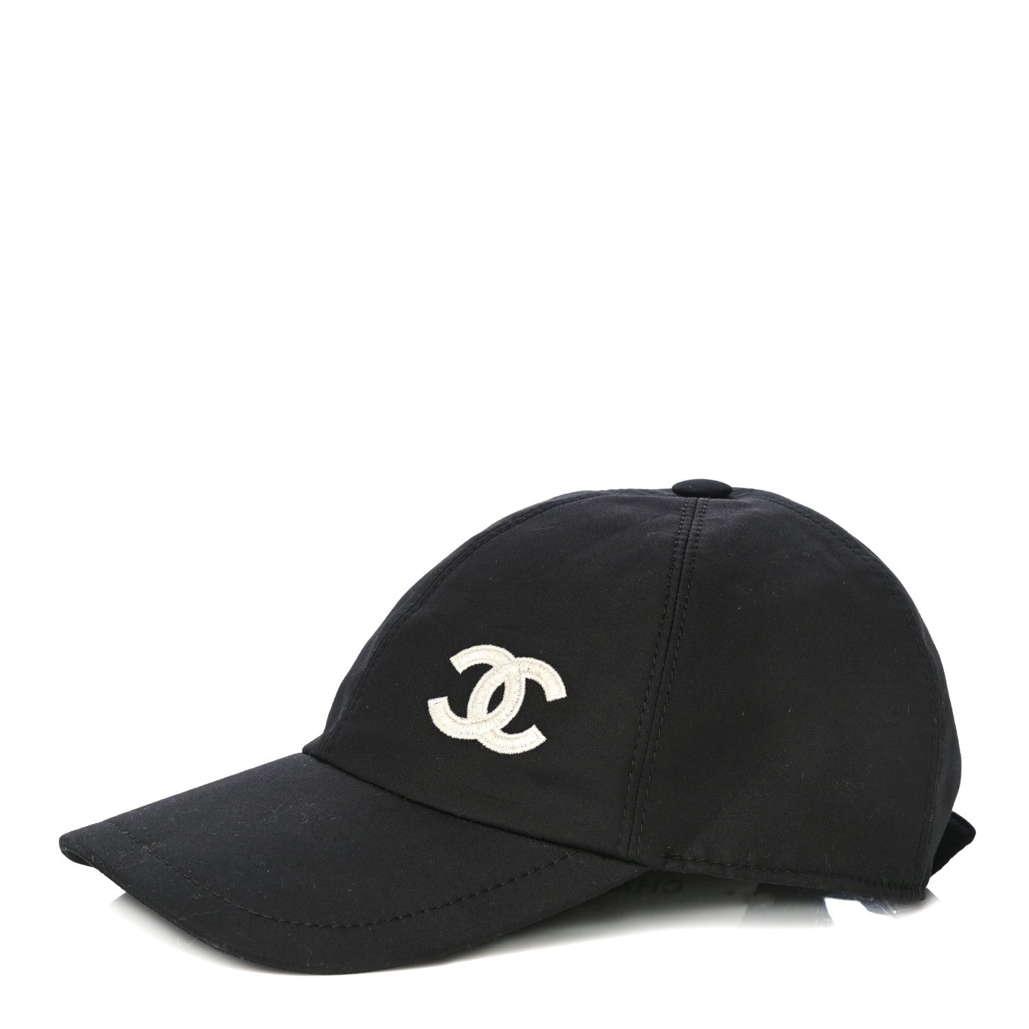 Chanel Cotton CC Cap Hat Black 1 of 6
