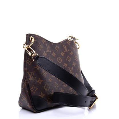 Louis Vuitton Monogram Odeon PM Black 3 of 12