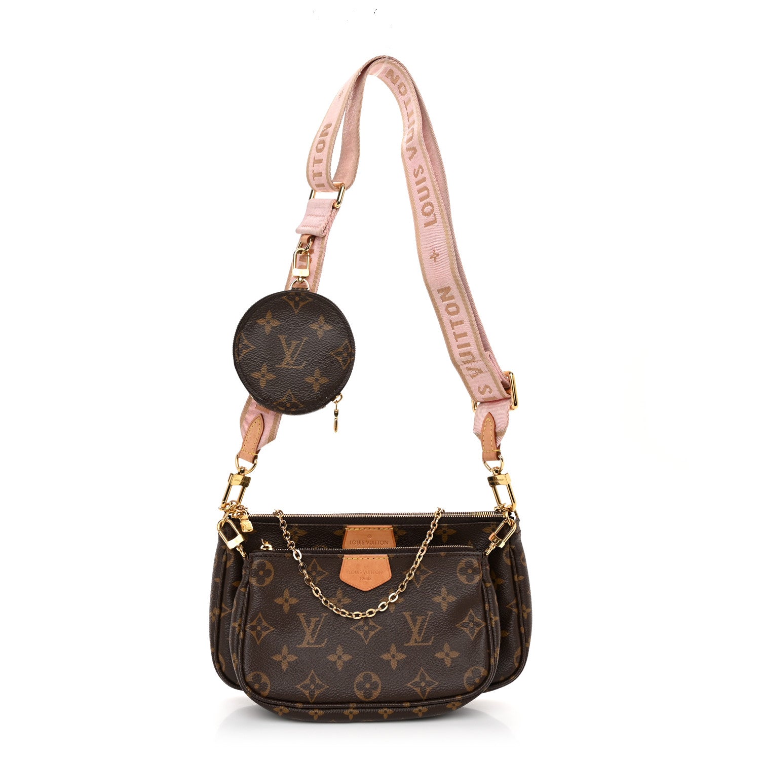 Louis Vuitton Monogram Multi Pochette Accessories Rose Clair 1 of 11