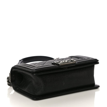 Chanel Caviar Quilted Small Boy Flap Black 4 of 17