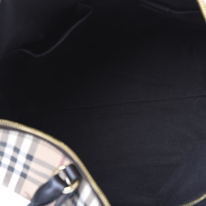 Burberry Haymarket Check Small Salisbury Tote Chocolate 4 of 11