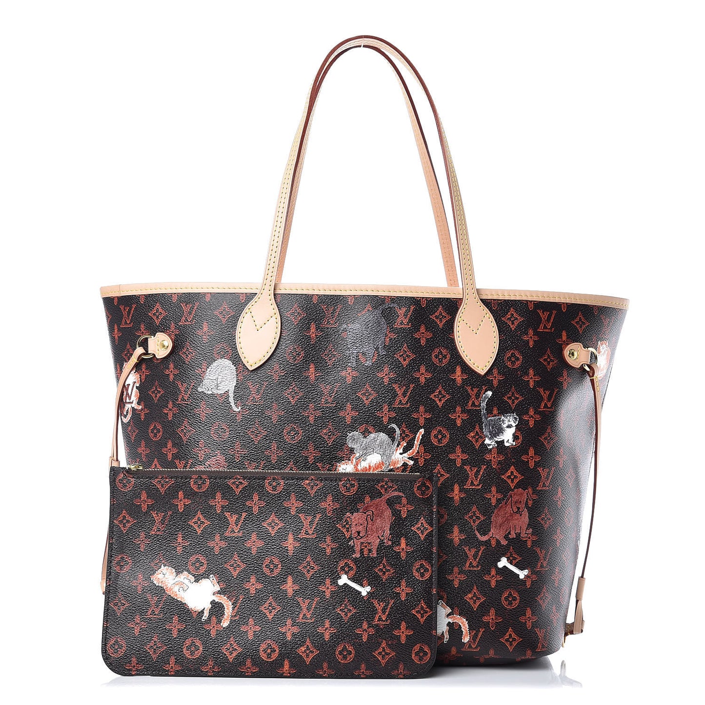 Catogram Neverfull MM Marron