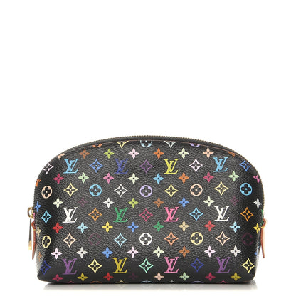 Louis Vuitton Monogram Multicolor Cosmetic Pouch Black Grenade 1 of 7