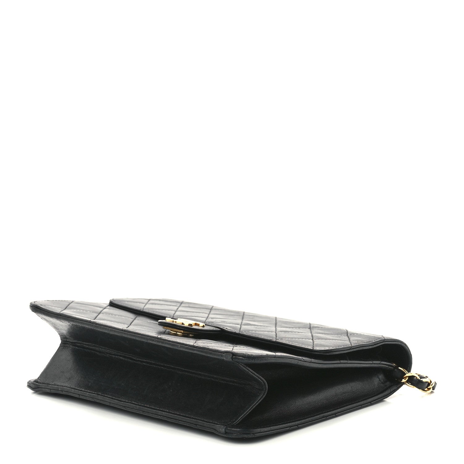 Chanel Lambskin Quilted Small Single Flap Black 10 of 12