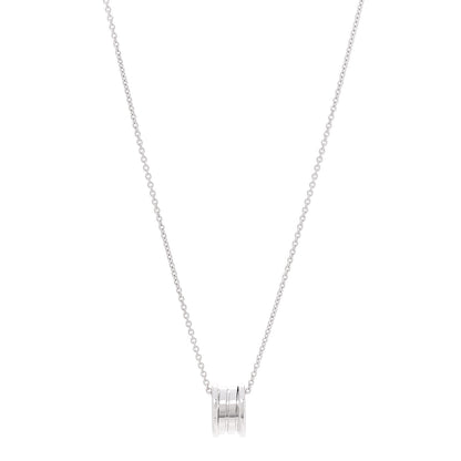 Bulgari 18K White Gold B.Zero1 Pendant Necklace 1 of 5